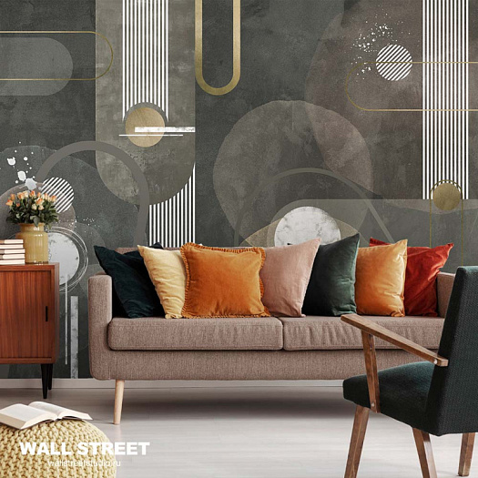 Фотообои в интерьере артикул Deco 18, АРТ-ДЕКО / DECO, Wall street