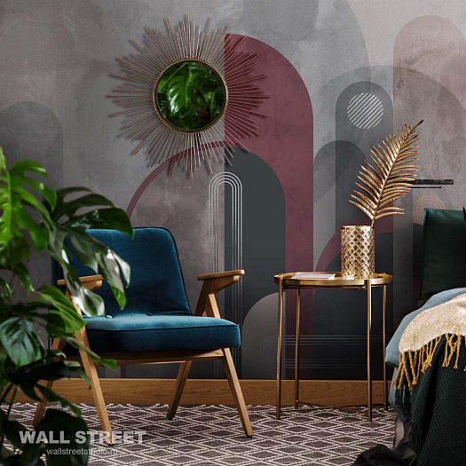Фотообои в интерьере артикул Deco 20, АРТ-ДЕКО / DECO, Wall street