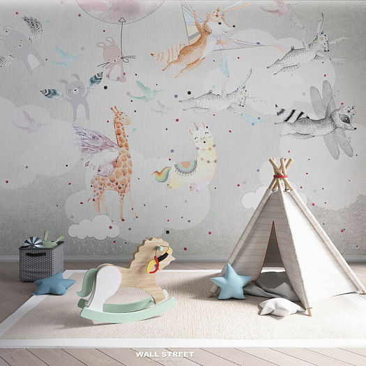 Фотообои в интерьере артикул Felicita 3, FELICITA, Wall street Фотообои в интерьере артикул Felicita 3, FELICITA, Wall street